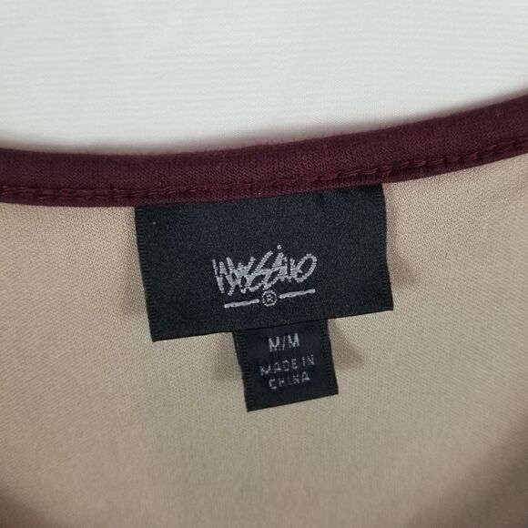 MOSSIMO LINED BURGANDY DRESS. SZ M. - Picture 7 of 16